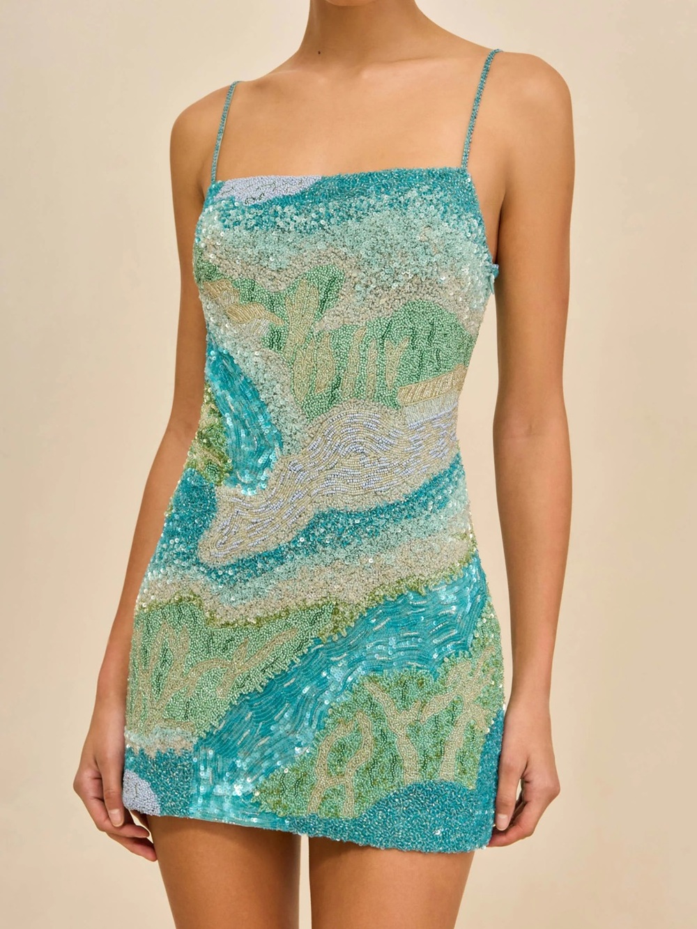 Cult Gaia Bebe Dress - Landscape Print - Picture 2 of 8